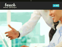 Tablet Screenshot of beachwebdesigner.com